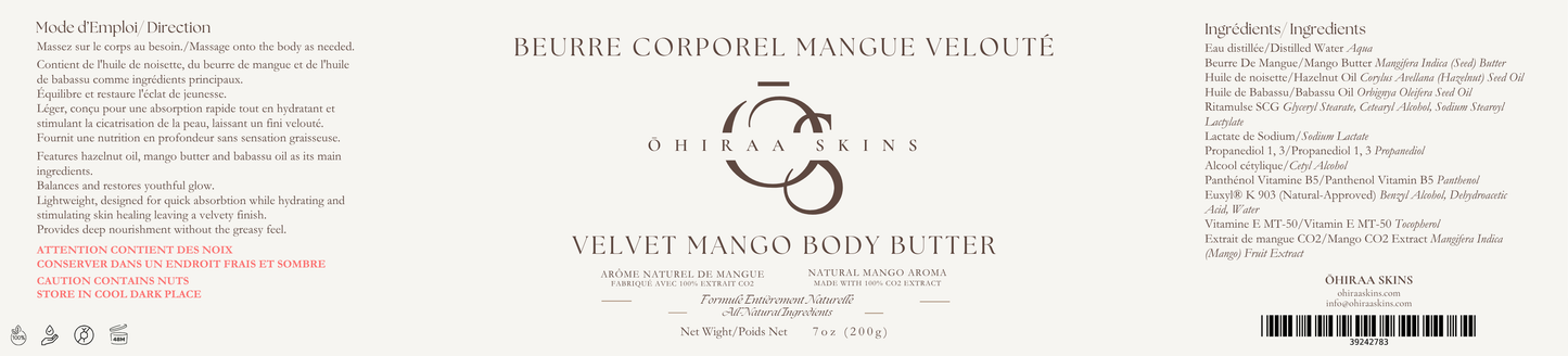 Velvet Mango Body Butter